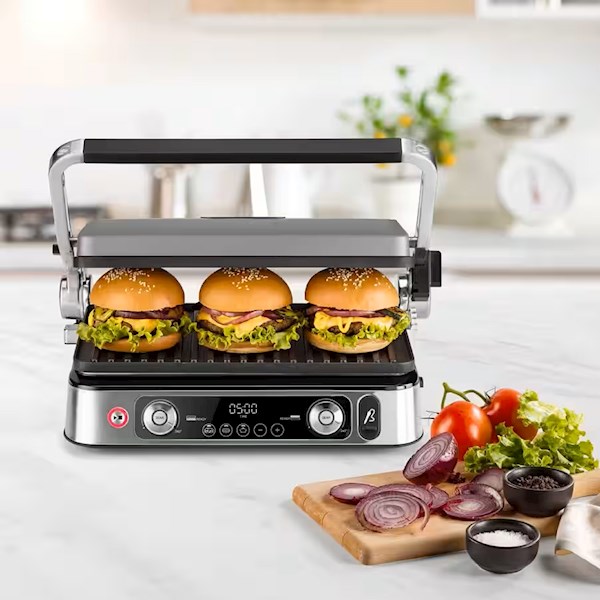 გრილი Delonghi CGH1112DP, 2200W, Grill, Black/Silver | 142465 ...